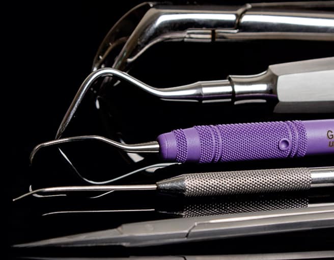 HAYES now offers a convenient NEW way to keep your instruments sharp! 1 Hayes Instrument Sharpening 2
