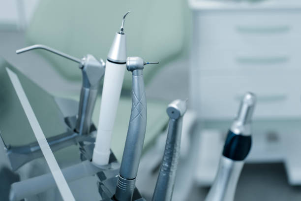 a set of dental drills handpieces